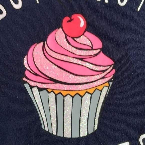 Justice Lightweight Deep Blue Graphic Pullover - Picture 2 of 6